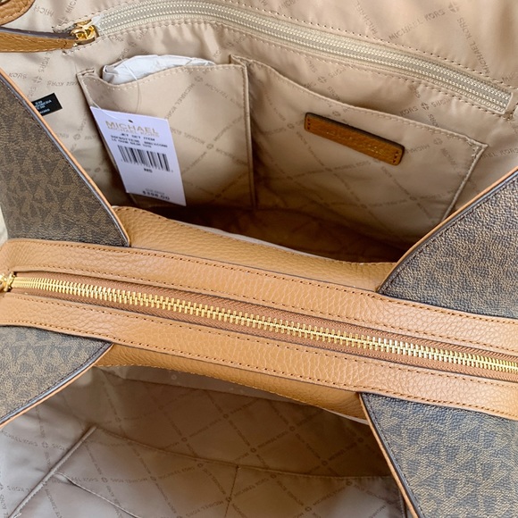 Michael Kors tote Brown Mk new - Picture 5 of 5